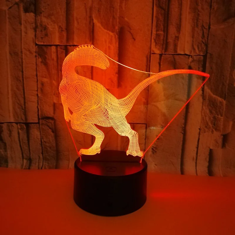Home Furnishing Decoration 3D Acrylic Lamp Children's Birthday Gift Bedroom Decoration Dinosaur LED Lights Decoration
Home Furnishing Decoration 3D Acrylic Lamp Children's Birthday Gift Bedroom Decoration Dinosaur LED Lights Decoration