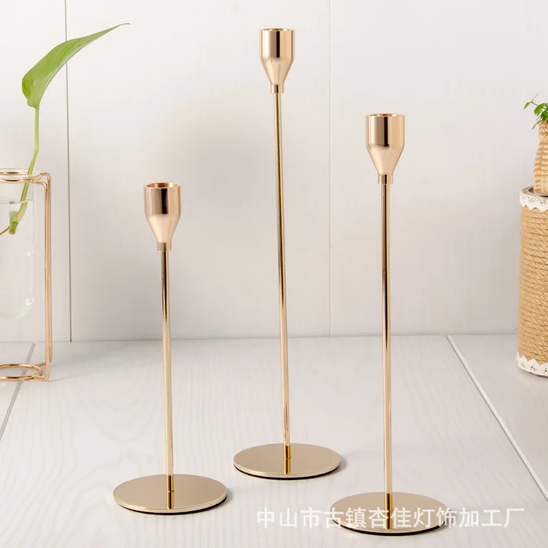 European Style Candle Holder Decoration Small Candle Holder Dining Table Romantic Candlelight Dinner Three Piece Set Decoration
European Style Candle Holder Decoration Small Candle Holder Dining Table Romantic Candlelight Dinner Three Piece Set Decoration
