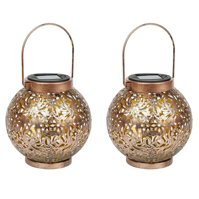 2 Pack Solar Lantern For Outdoors Metal Solar Lights IP55 Waterproof Hanging Garden Decoration
2 Pack Solar Lantern For Outdoors Metal Solar Lights IP55 Waterproof Hanging Garden Decoration