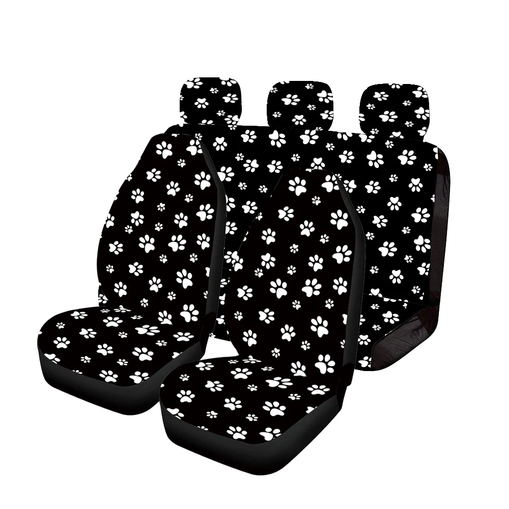 Printed car seat cover full set of dog paw printed bench seat cover cushion protective pad is suitable for SUV truck, truck and
Printed car seat cover full set of dog paw printed bench seat cover cushion protective pad is suitable for SUV truck, truck and