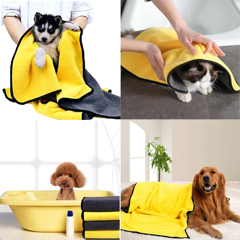 Quick-drying Pet Dog and Cat Towels Soft Fiber Towels Water-absorbent Bath Towel Convenient Pet Shop Cleaning Towel Pet Supplies
Quick-drying Pet Dog and Cat Towels Soft Fiber Towels Water-absorbent Bath Towel Convenient Pet Shop Cleaning Towel Pet Supplies