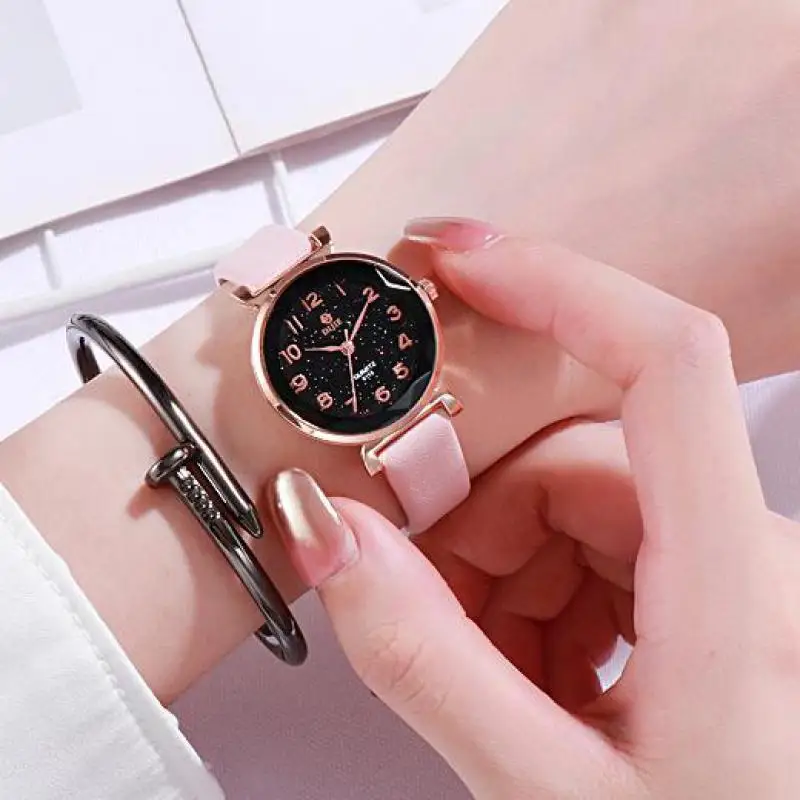 Fashion Round Quartz Luxury Dial Casual Wrist Watches Leather Strap Fashionable Clock for Waterproof Wristwatch for Women
Fashion Round Quartz Luxury Dial Casual Wrist Watches Leather Strap Fashionable Clock for Waterproof Wristwatch for Women