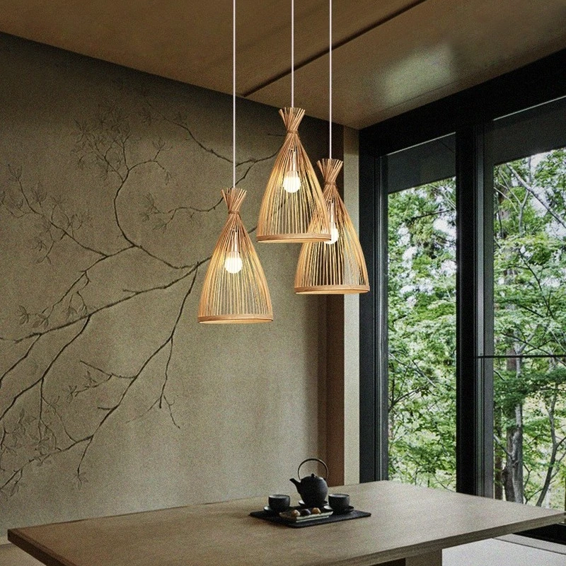 Chinese Style Chandelier Dining Room Handmade Bamboo Weave Living Room Bedroom Balcony Chandeliers Home Decoration
Chinese Style Chandelier Dining Room Handmade Bamboo Weave Living Room Bedroom Balcony Chandeliers Home Decoration
