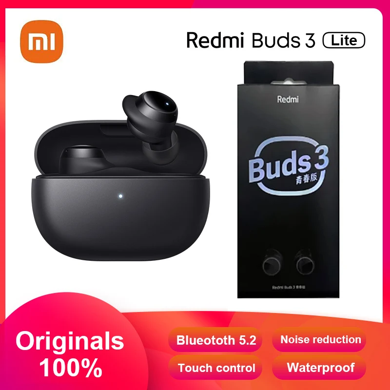 Xiaomi Redmi Buds 3 Lite TWS Wireless Bluetooth Earphone Mi Ture Wireless Earbuds Youth Edition Headset Touch Control HHeadphone
Xiaomi Redmi Buds 3 Lite TWS Wireless Bluetooth Earphone Mi Ture Wireless Earbuds Youth Edition Headset Touch Control HHeadphone