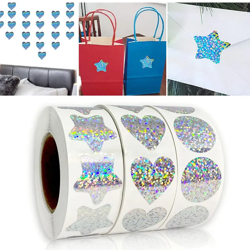 500pcs Laser Blank Love Heart Stars Round Stickers Handmade Decoration Holiday Birthday Party Sealing Label Sticker
500pcs Laser Blank Love Heart Stars Round Stickers Handmade Decoration Holiday Birthday Party Sealing Label Sticker