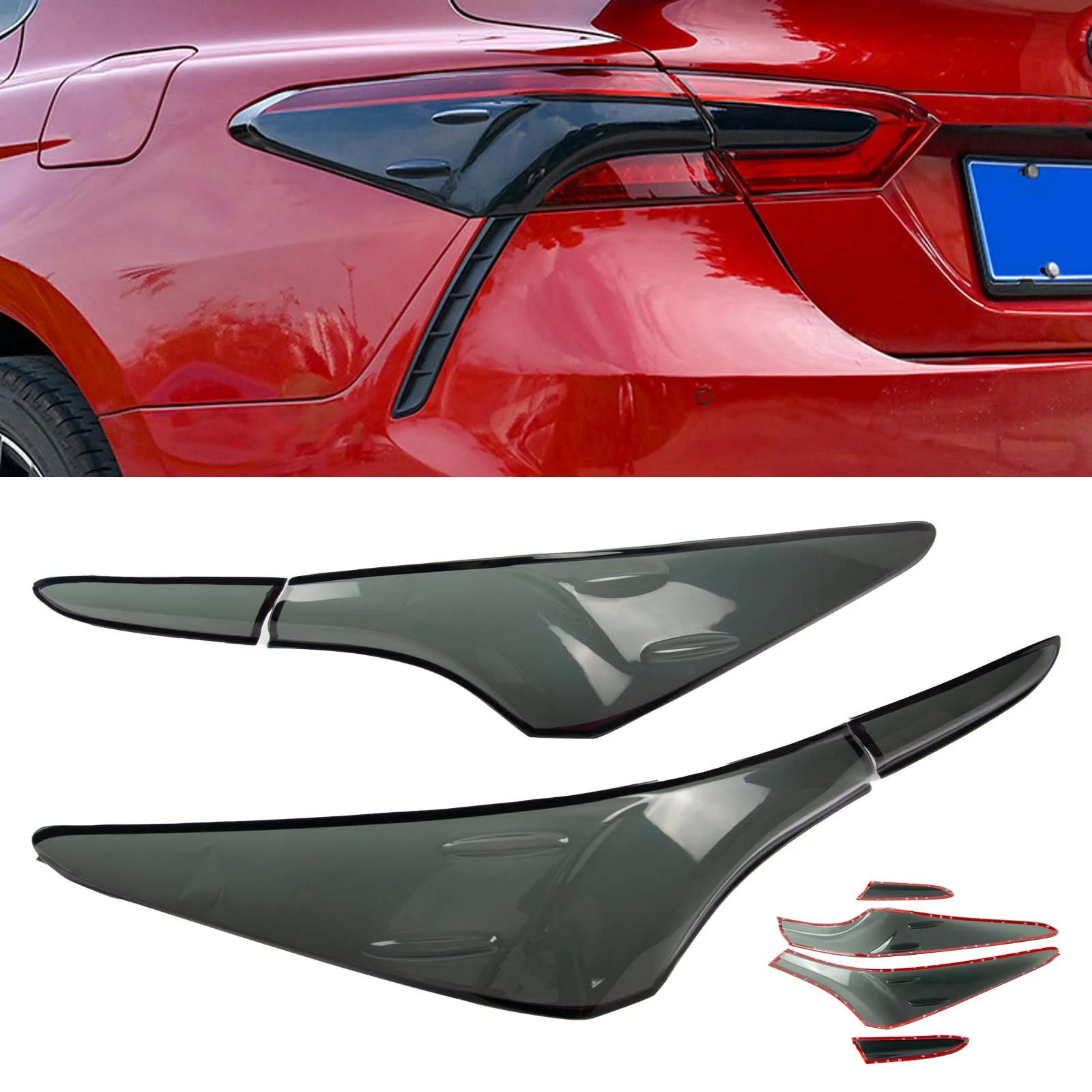 For Toyota Camry 2018-2020 2021 2022 ABS Smoke Black Rear Tail Lamp Shade Cover Trim Lamp Hoods Car Accessories
For Toyota Camry 2018-2020 2021 2022 ABS Smoke Black Rear Tail Lamp Shade Cover Trim Lamp Hoods Car Accessories