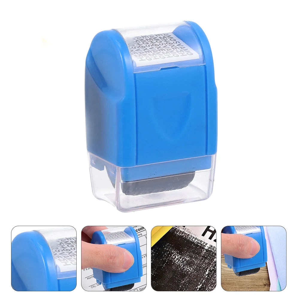 

Stamp Identity Roller Protection Privacy Confidential Address Stamps Blocker Wide Rolling Blackout Id Prevention Preinked