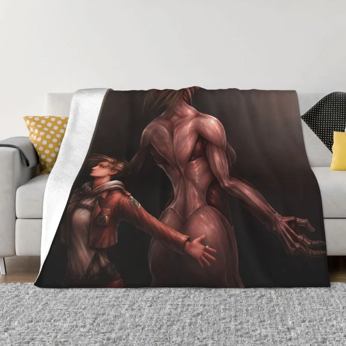 MDFLT High Quality Annie Female Titan AOT Throw Blanket Bedspread on the bed for Bedding Travel Bedding Throws
MDFLT High Quality Annie Female Titan AOT Throw Blanket Bedspread on the bed for Bedding Travel Bedding Throws