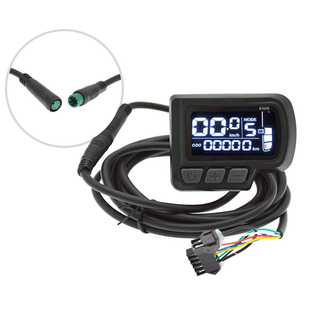E-bike EN06 LCD Display Control Panel 24-48V For Electric Bicycle Scooter 6pin Riding Speed Time Display DIY Refit Accessories
E-bike EN06 LCD Display Control Panel 24-48V For Electric Bicycle Scooter 6pin Riding Speed Time Display DIY Refit Accessories