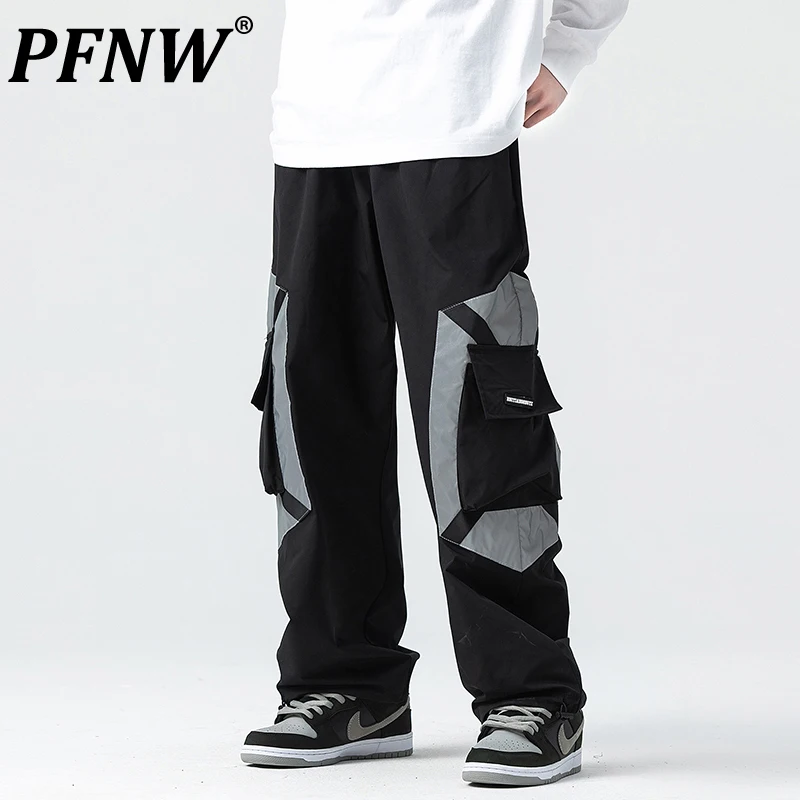 PFNW Autumn New Men's Fashion Drawstring Cargo Pants Casual Contrast Color Baggy Techwear Outdoor Paratrooper Sweatpants 12Z1804
PFNW Autumn New Men's Fashion Drawstring Cargo Pants Casual Contrast Color Baggy Techwear Outdoor Paratrooper Sweatpants 12Z1804
