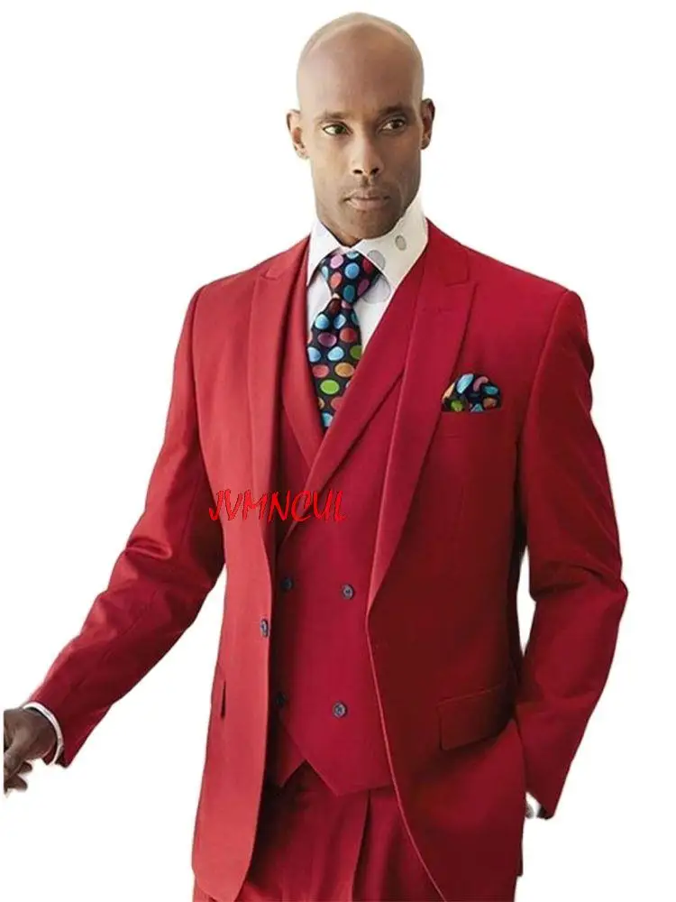 3 шт., мужские повседневные облегающие костюмы, Блейзер, брюки, смокинг знаменитостей (пиджак + брюки + жилет) 
3 шт., мужские повседневные облегающие костюмы, Блейзер, брюки, смокинг знаменитостей (пиджак + брюки + жилет)