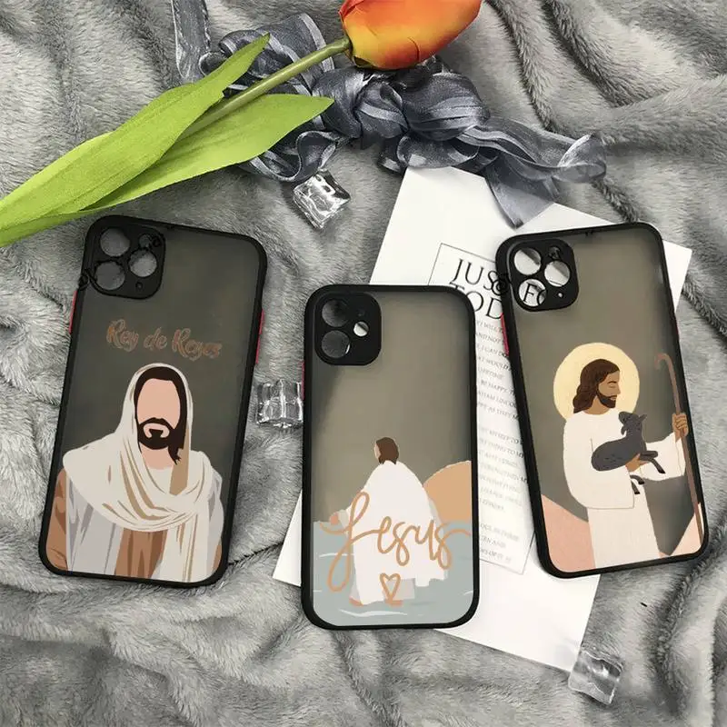 New Faith Christian Religious Jesus Phone Case matte transparent For iphone 11 12 13 7 8 plus mini x xs xr pro max cover
New Faith Christian Religious Jesus Phone Case matte transparent For iphone 11 12 13 7 8 plus mini x xs xr pro max cover