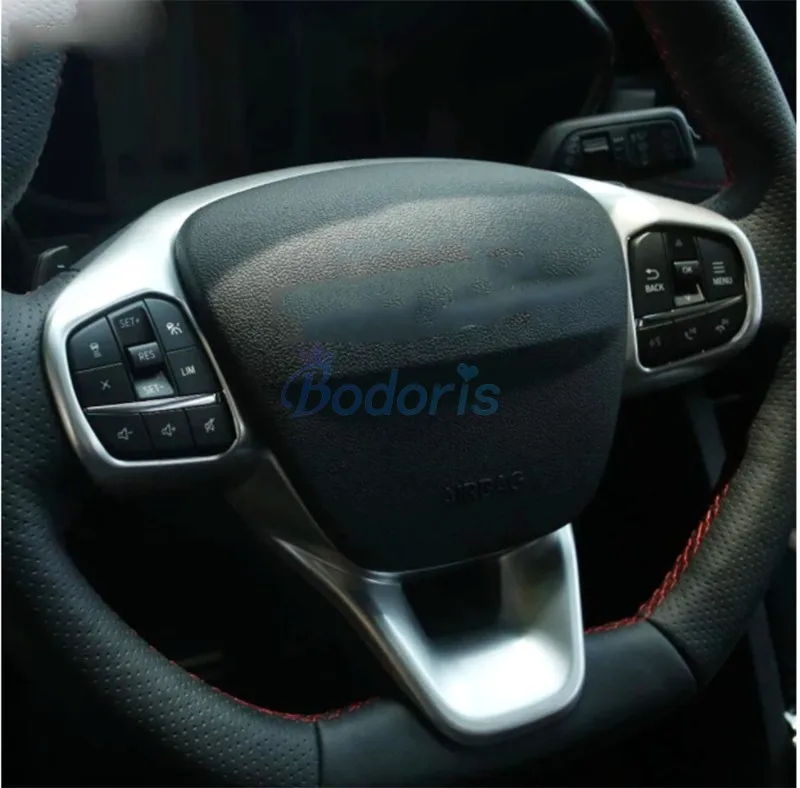 Для Ford Escape Kuga 2020 2021 ABS хромированная крышка рулевого колеса панель литье отделка защита от ударов аксессуары для автомобильного интерьера
Для Ford Escape Kuga 2020 2021 ABS хромированная крышка рулевого колеса панель литье отделка защита от ударов аксессуары для автомобильного интерьера