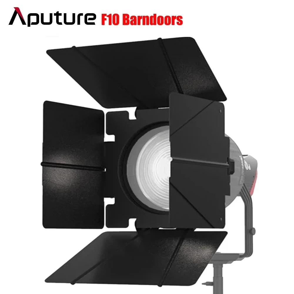 Aputure F10 Barndoors Kit for 600d Pro Lighting Storm Daylight LED Light Professional Fresnel Attachment
Aputure F10 Barndoors Kit for 600d Pro Lighting Storm Daylight LED Light Professional Fresnel Attachment