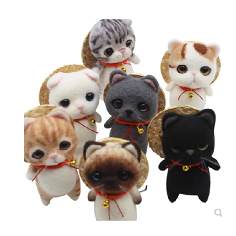 Cat needlepoint kit gift idea DIY cat meow Star Birthday Gift wool wool felt needle felting decoration craft needlecra
Cat needlepoint kit gift idea DIY cat meow Star Birthday Gift wool wool felt needle felting decoration craft needlecra