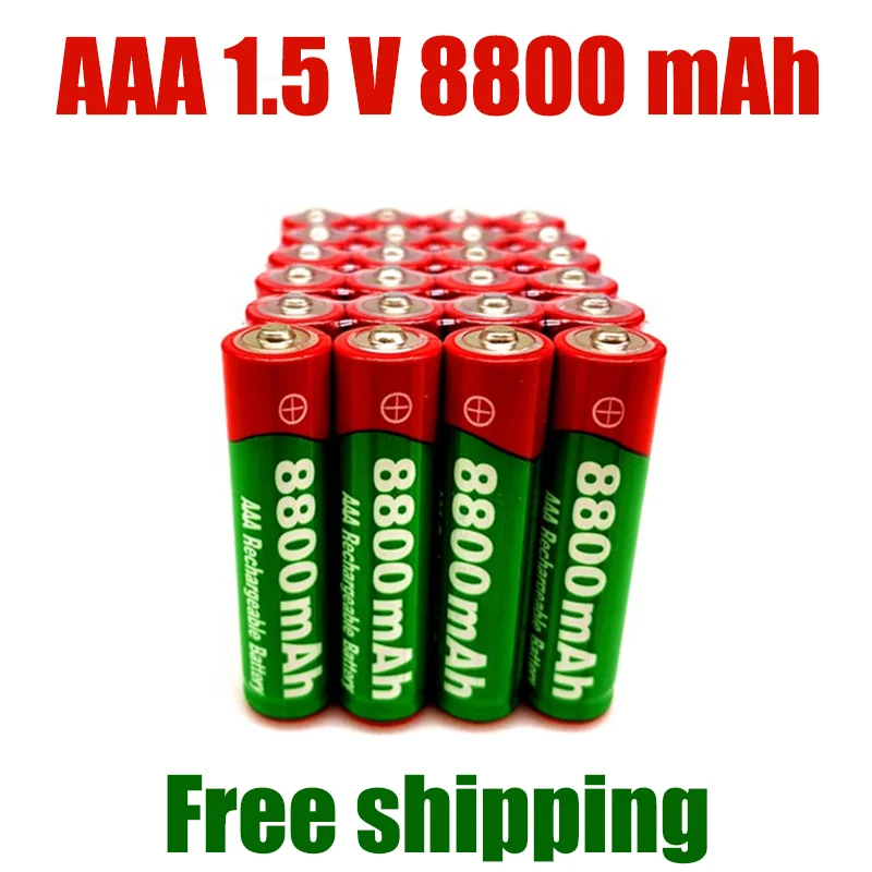 2023 New 1.5V AAA Rechargeable Battery 8800mah AAA 1.5V New Alkaline Rechargeable Batery for Led Light Toy Mp3wait+free Shipping
2023 New 1.5V AAA Rechargeable Battery 8800mah AAA 1.5V New Alkaline Rechargeable Batery for Led Light Toy Mp3wait+free Shipping