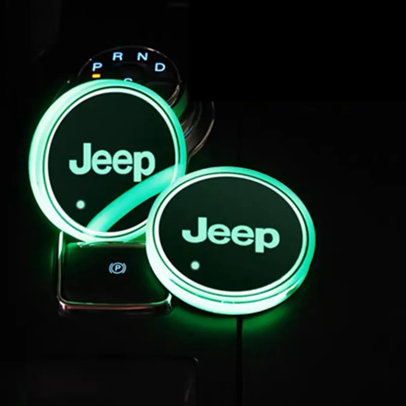 2PCS Car sticker LED Light Water Cup Cushion In The Car For JEEP Grand Cherokee Commander Renegade Wrangler Compass Patriot
2PCS Car sticker LED Light Water Cup Cushion In The Car For JEEP Grand Cherokee Commander Renegade Wrangler Compass Patriot