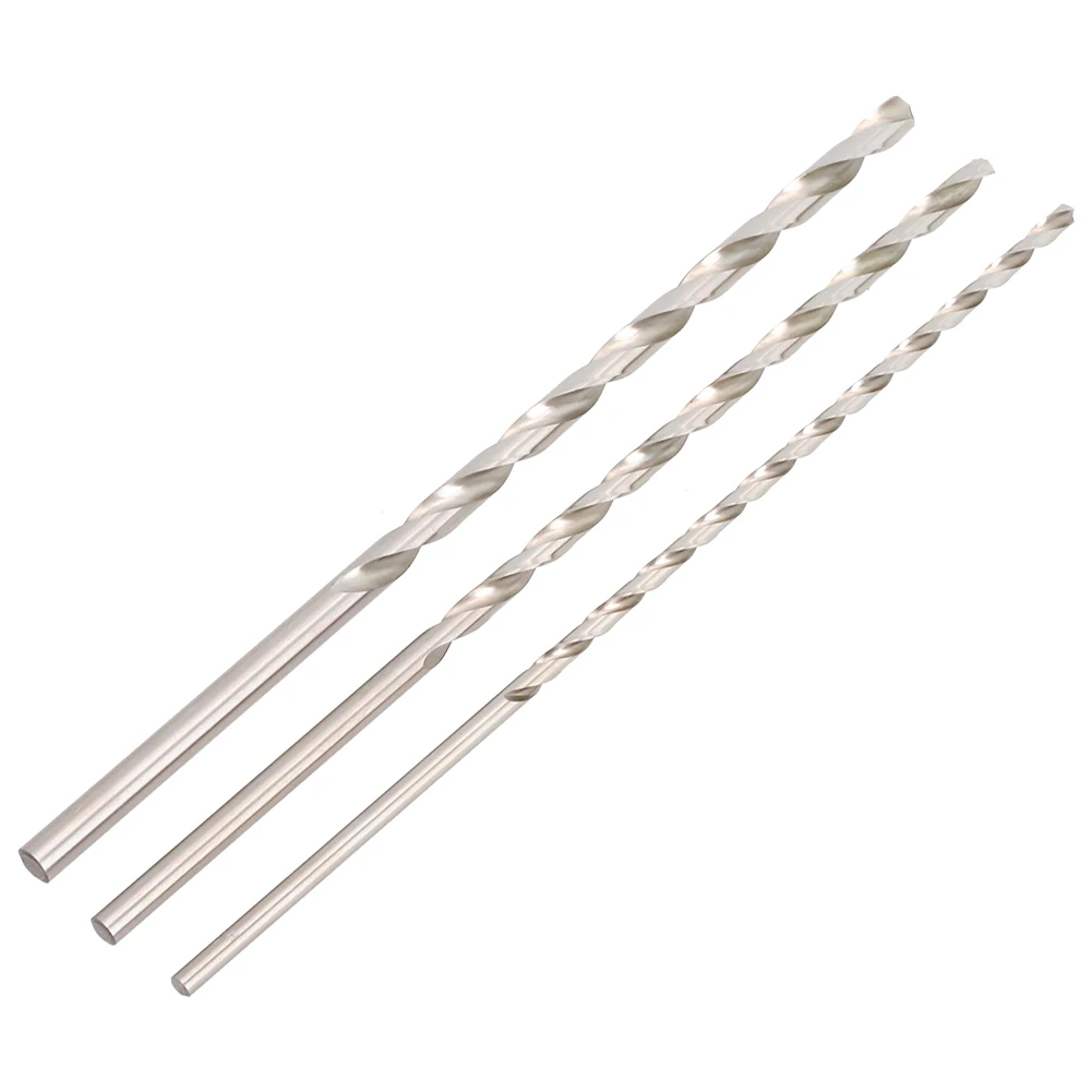 3Pcs HSS Twist Drill Bit 30cm Extra Long Spiral Drills 6/8/10mm Head W/ Straight Shank For Softwood Drilling Woodworking Tools
3Pcs HSS Twist Drill Bit 30cm Extra Long Spiral Drills 6/8/10mm Head W/ Straight Shank For Softwood Drilling Woodworking Tools