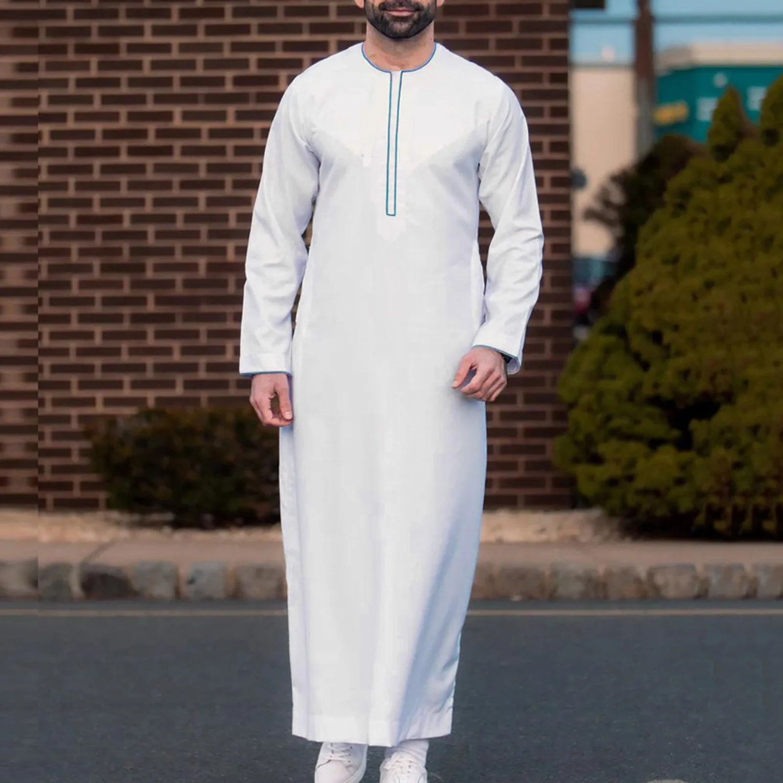 Mens Middle Abaya Indian Kaftan Muslim Solid Color Loose Embroider Ethnic Korean Fashion Vintage Fashion Shirts Tops Flower
Mens Middle Abaya Indian Kaftan Muslim Solid Color Loose Embroider Ethnic Korean Fashion Vintage Fashion Shirts Tops Flower
