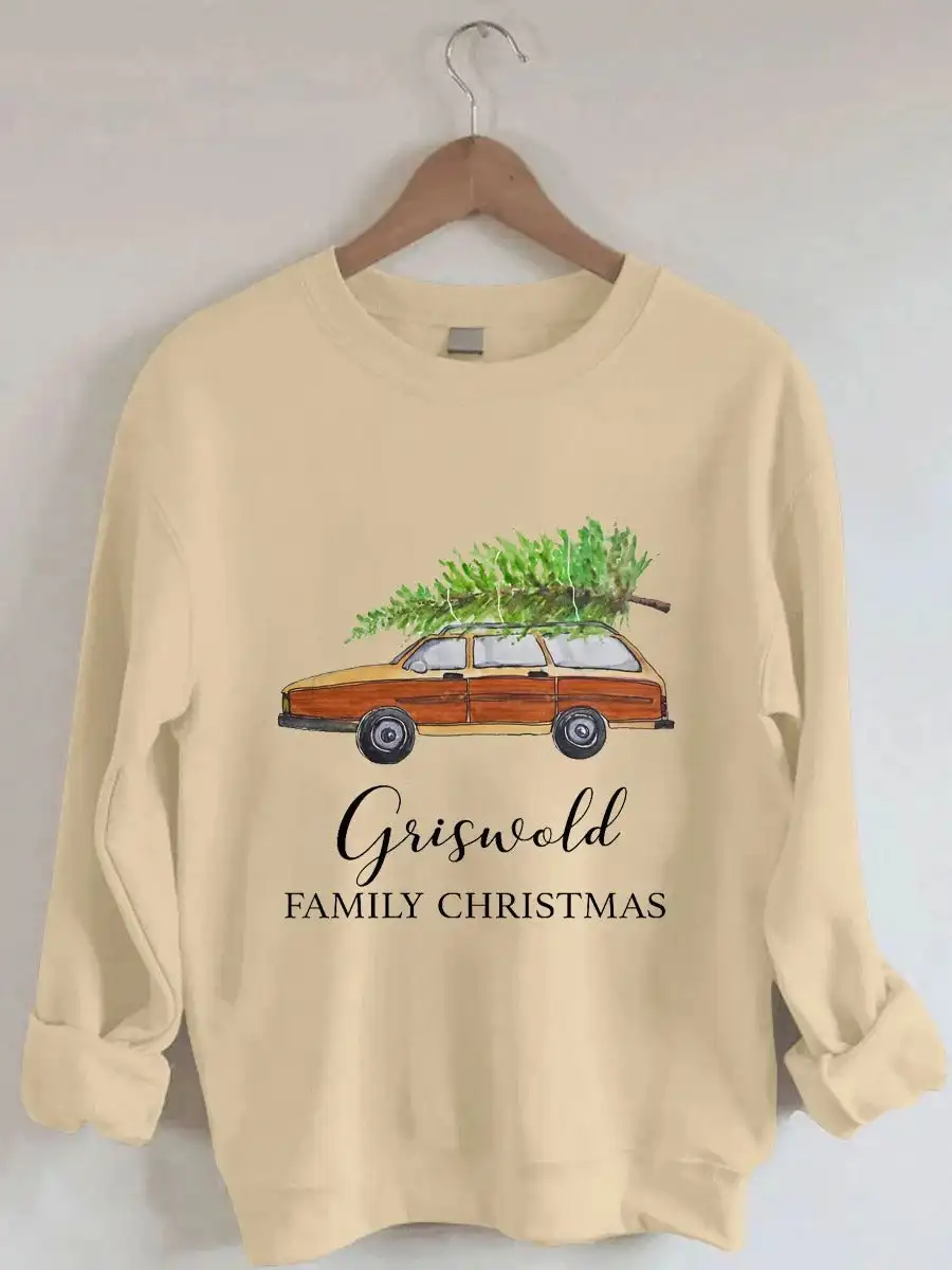 Women's Sweatshirts Vintage Christmas Print Sweatshirt Loose Thick Fleece Autumn Pullover
Women's Sweatshirts Vintage Christmas Print Sweatshirt Loose Thick Fleece Autumn Pullover