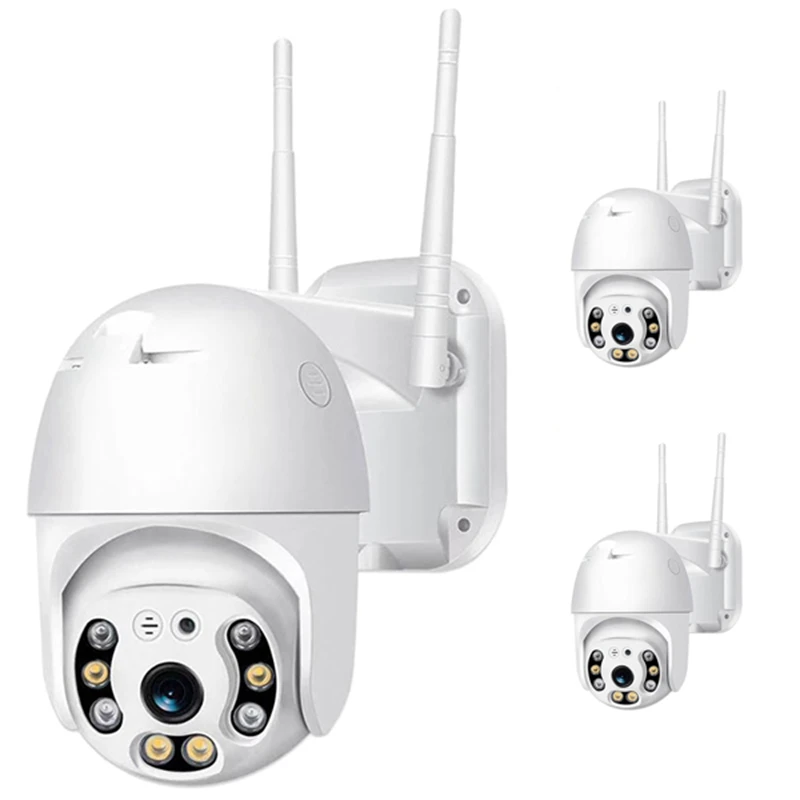 2MP Wireless Wifi Network Ball Camera 1080P Outdoor HD Night Vision Monitor AI Humanoid Detection IP Camera
2MP Wireless Wifi Network Ball Camera 1080P Outdoor HD Night Vision Monitor AI Humanoid Detection IP Camera