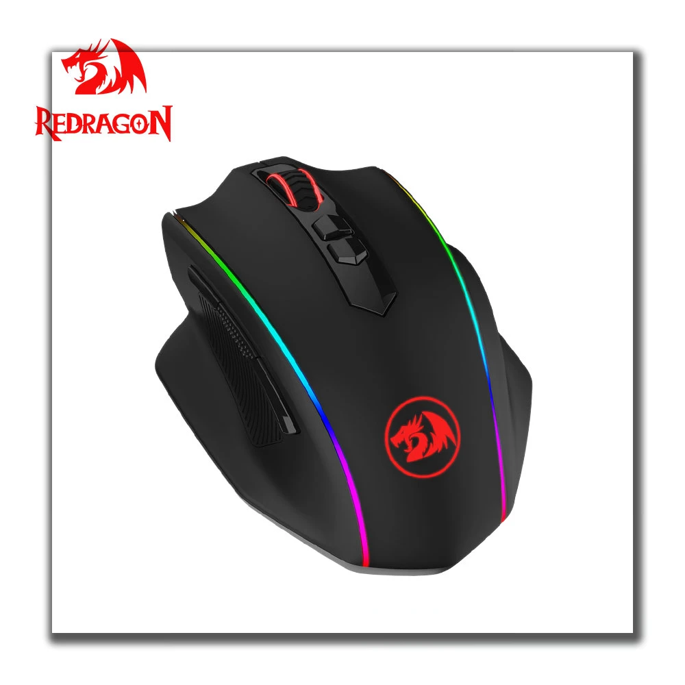REDRAGON M686 USB 2.4G Wireless Gaming Mouse RGB Backlit 16000 DPI Programmable Macro Ergonomic for Laptop PC Computer FPS Gamer
REDRAGON M686 USB 2.4G Wireless Gaming Mouse RGB Backlit 16000 DPI Programmable Macro Ergonomic for Laptop PC Computer FPS Gamer