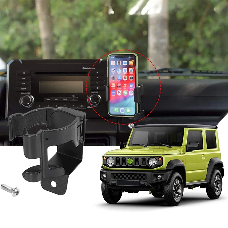 Автомобильный держатель для телефона для Suzuki Jimny 2019-2021 JB74 JB64, Многофункциональная подставка для чашки с водой, подставка для напитков, держатель для GPS
Автомобильный держатель для телефона для Suzuki Jimny 2019-2021 JB74 JB64, Многофункциональная подставка для чашки с водой, подставка для напитков, держатель для GPS