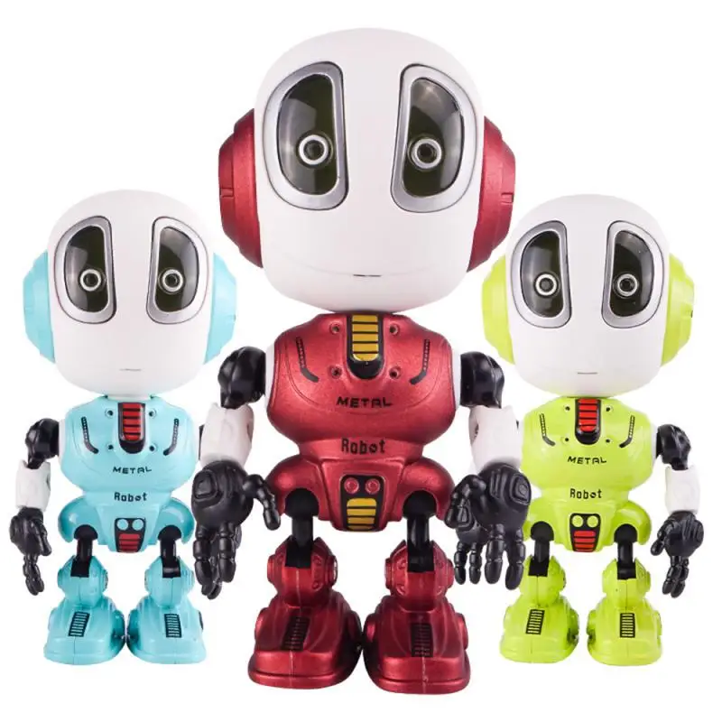 Smart Talking Alloy Robot Toy Head Touch Sensor Toys Gift Robot DIY Gesture Electronic Removable Doll Toy LED Light Alloy Robot
Smart Talking Alloy Robot Toy Head Touch Sensor Toys Gift Robot DIY Gesture Electronic Removable Doll Toy LED Light Alloy Robot