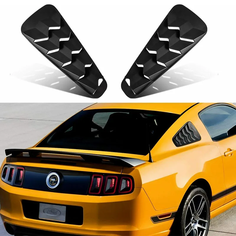 (2 PCS) Side Window Louvers for Ford Mustang 2005-2014 Matte Black ABS Window Visor Cover Sun Rain Shade Vent
(2 PCS) Side Window Louvers for Ford Mustang 2005-2014 Matte Black ABS Window Visor Cover Sun Rain Shade Vent