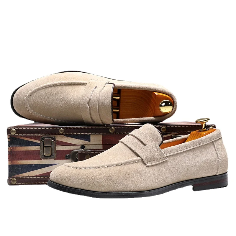 Men's Pointed Toe Casual Leather Soft Fashion Low-top Solid Color Formal Business New Mens Loafers Hot Sale Men-shoes Shoes
Men's Pointed Toe Casual Leather Soft Fashion Low-top Solid Color Formal Business New Mens Loafers Hot Sale Men-shoes Shoes