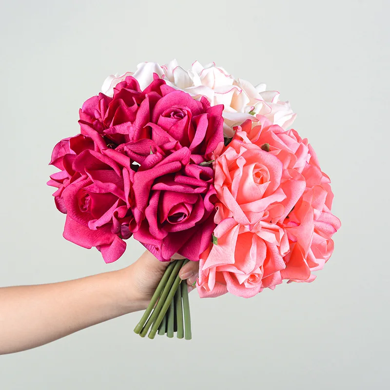 24pcs 7cm Artificial Flower Bouquet PE Foam Rose Fake Flowers For Wedding Bridal Bouquet Birthday Party Deco DIY Wreath Supplies
24pcs 7cm Artificial Flower Bouquet PE Foam Rose Fake Flowers For Wedding Bridal Bouquet Birthday Party Deco DIY Wreath Supplies