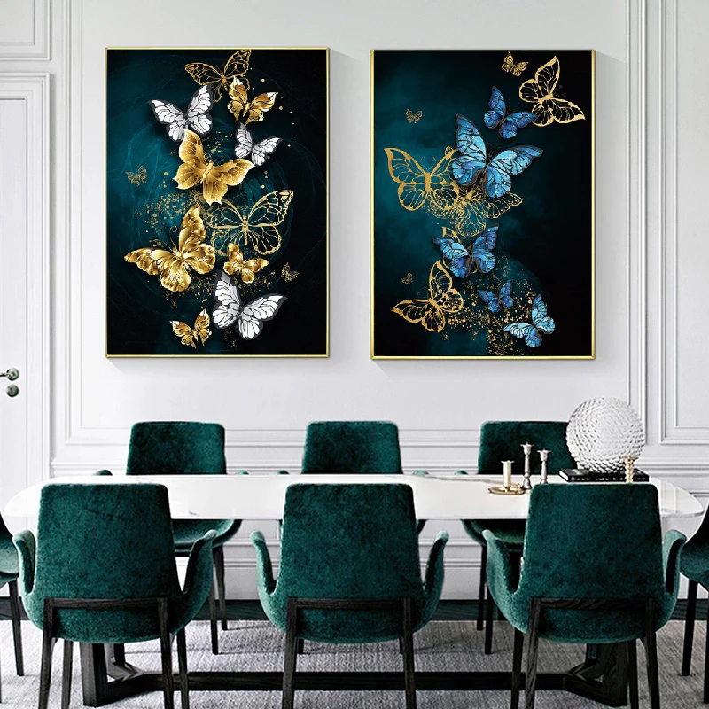 Modern Abstract Wall Art Golden Butterfly Painting Canvas Nordic Living Room Home Decor Pictures Posters and Prints Cuadros
Modern Abstract Wall Art Golden Butterfly Painting Canvas Nordic Living Room Home Decor Pictures Posters and Prints Cuadros