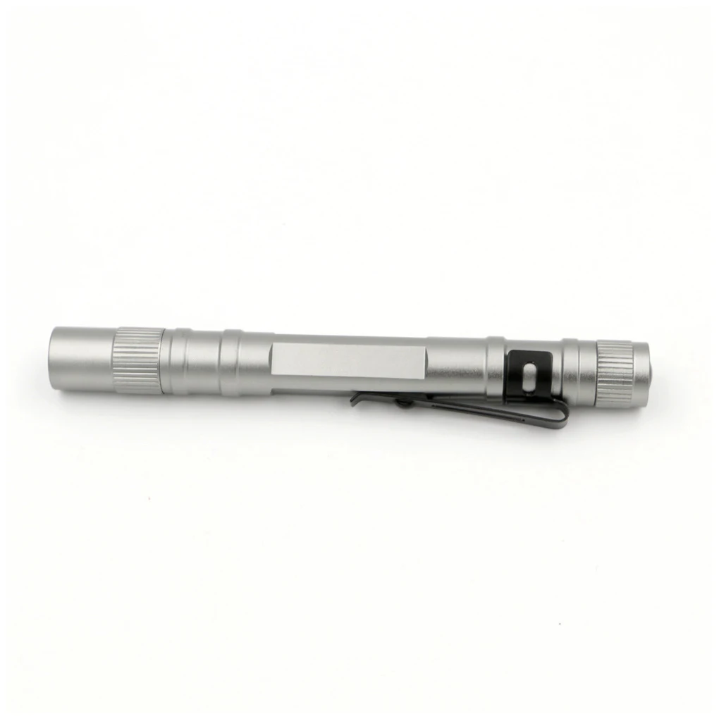 

XPE-R3 Mini Flashlight Portable Aluminum Alloy Penlight with Clip Light Non-slip Lamp Indoor Outdoor Lighting Tools