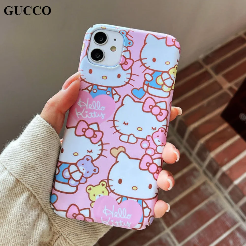 Sanrio Hello Kitty coque iphone Case For IPhone 13 12 11 pro max mini 7 8 plus se xs x xr cartoon female Aesthetic Trend Cover
Sanrio Hello Kitty coque iphone Case For IPhone 13 12 11 pro max mini 7 8 plus se xs x xr cartoon female Aesthetic Trend Cover