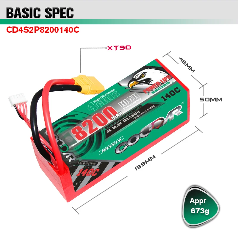 CODDAR 8200mAh 14,8 V 4S 140C RC Hard чехол Lipo Battery с XT90 XT60 T Deans EC5 Plug 1/8 Scale для Slash Car Truck Tank багги
CODDAR 8200mAh 14,8 V 4S 140C RC Hard чехол Lipo Battery с XT90 XT60 T Deans EC5 Plug 1/8 Scale для Slash Car Truck Tank багги