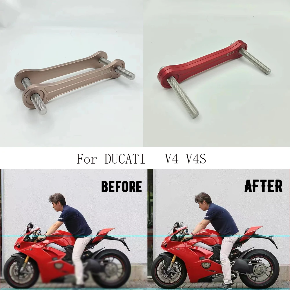 For DUCATI Panigale V4 V4S StreetFighter V4 Motorcycle Rear Suspension Cushion Drop Connecting Lowering Ki
For DUCATI Panigale V4 V4S StreetFighter V4 Motorcycle Rear Suspension Cushion Drop Connecting Lowering Ki