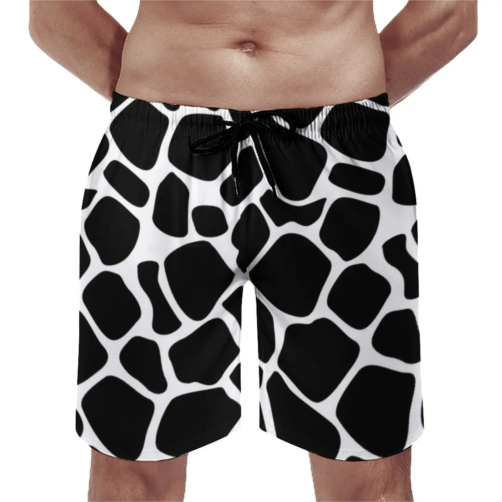 Black White Cow Print Board Shorts Trendy Pattern Spots Casual Beach Short Pants Men Design Sports Surf Quick Drying Swim Trunks
Black White Cow Print Board Shorts Trendy Pattern Spots Casual Beach Short Pants Men Design Sports Surf Quick Drying Swim Trunks