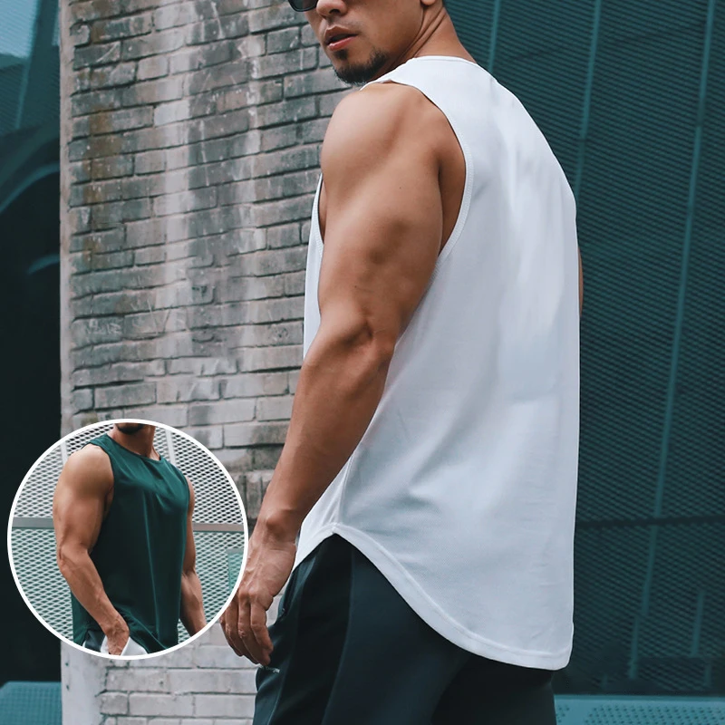 New Running Men Vest Quick Dry Sleeveless Training Crew Neck T-Shirt Men Basketball Gym Fitness Fashion Vest 2023
New Running Men Vest Quick Dry Sleeveless Training Crew Neck T-Shirt Men Basketball Gym Fitness Fashion Vest 2023