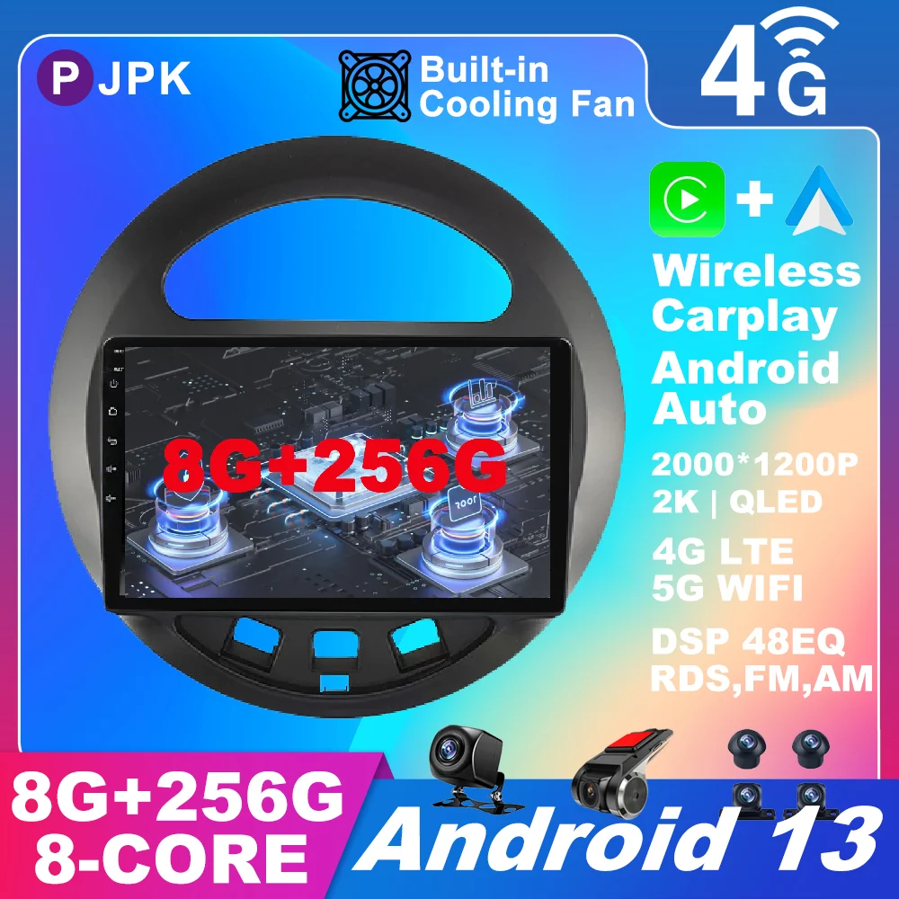 Android 13 для Geely Panda 2009 - 2016 автомобильный радиоприемник ADAS мультимедийный беспроводной Carplay Автомобильный видео стерео 4G LTE BT WIFI AHD RDS DSP 
Android 13 для Geely Panda 2009 - 2016 автомобильный радиоприемник ADAS мультимедийный беспроводной Carplay Автомобильный видео стерео 4G LTE BT WIFI AHD RDS DSP