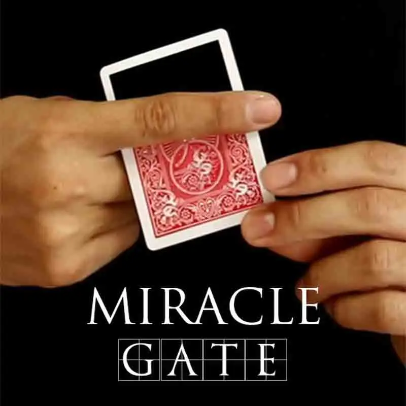 

Miracle Gate Magic Tricks Border To Complete Card Visual Change Magia Magician Close Up Street Illusions Gimmicks Mentalism Prop