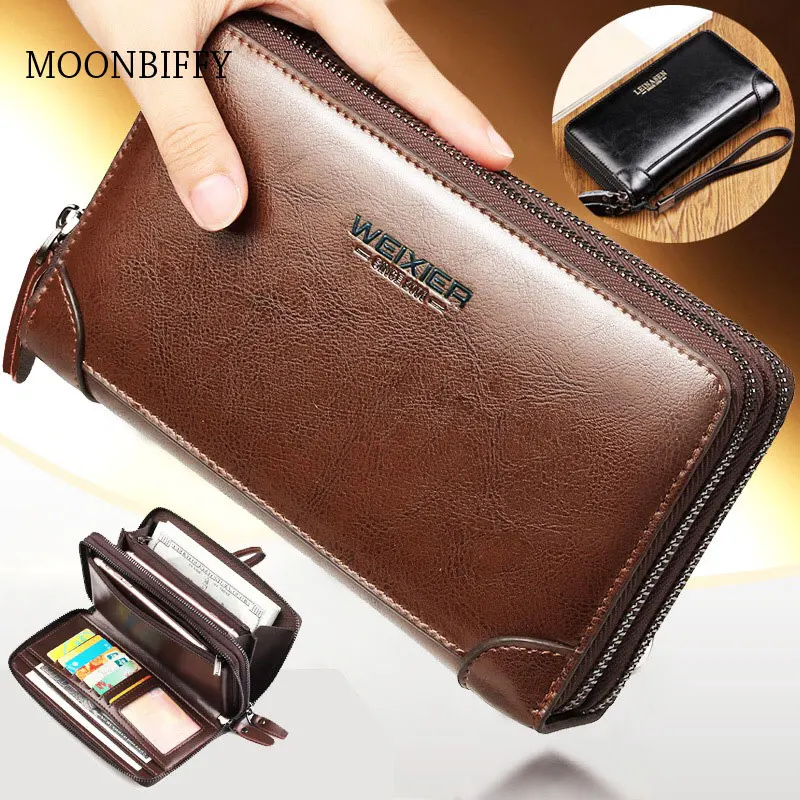 Men Long Wallet Men Double Zipper Coin Pocket Male Wallet Purse Casual Business Card Holder Vintage Large Wallet Male Clutch Bag
Men Long Wallet Men Double Zipper Coin Pocket Male Wallet Purse Casual Business Card Holder Vintage Large Wallet Male Clutch Bag
