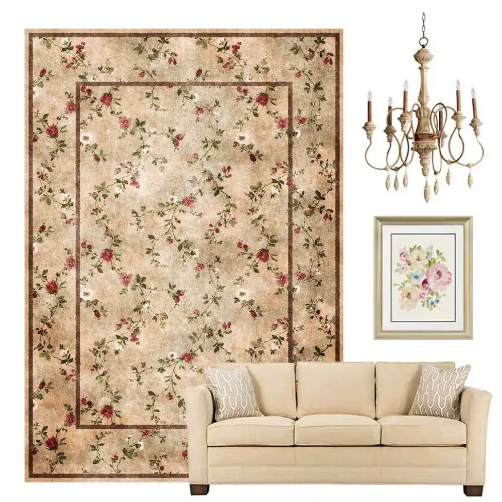 New Chinese Retro Carpet American Floral Bird Flower Living Room Bedroom Bedside Crystal Velvet Printed Carpet Lounge Carpet
New Chinese Retro Carpet American Floral Bird Flower Living Room Bedroom Bedside Crystal Velvet Printed Carpet Lounge Carpet