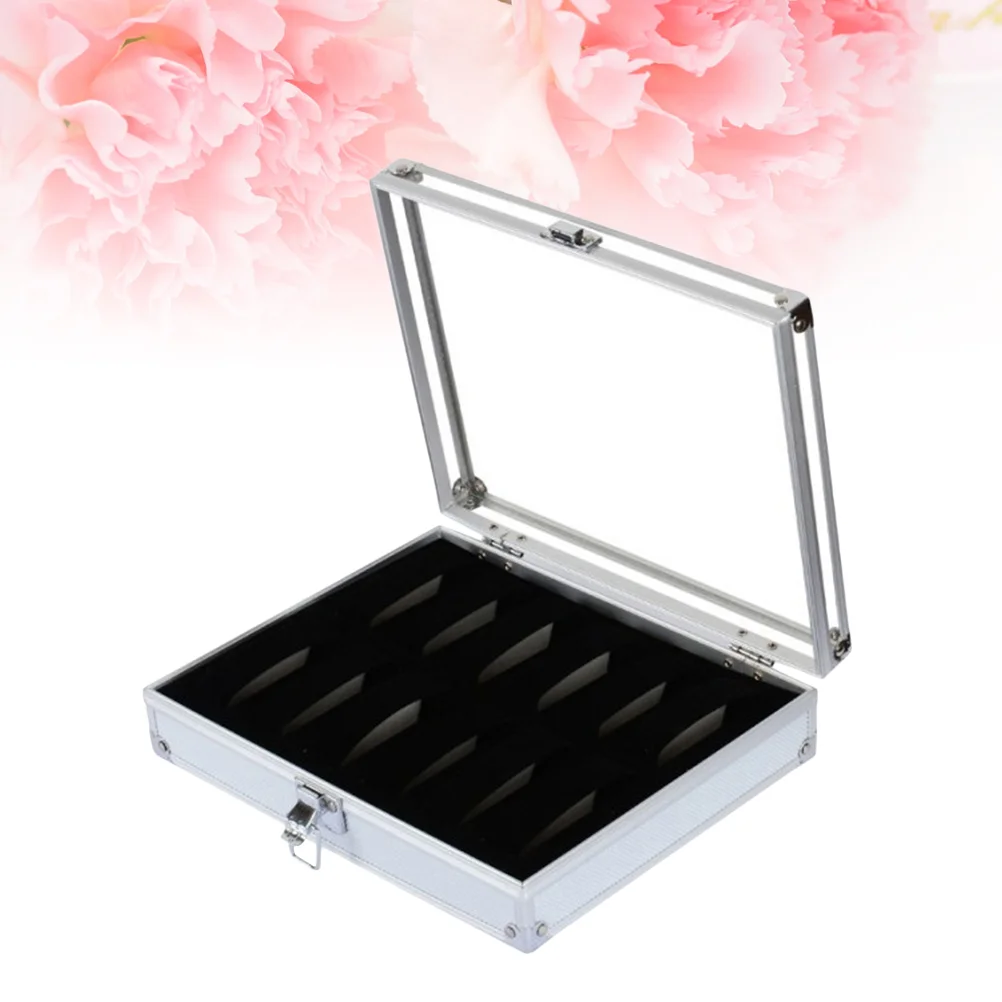 6/12 Grid Slots Useful Jewelry Wrist Watches Holder Display Storage Box Aluminium Luxury Square Case Watch Holder Box Organizer
6/12 Grid Slots Useful Jewelry Wrist Watches Holder Display Storage Box Aluminium Luxury Square Case Watch Holder Box Organizer