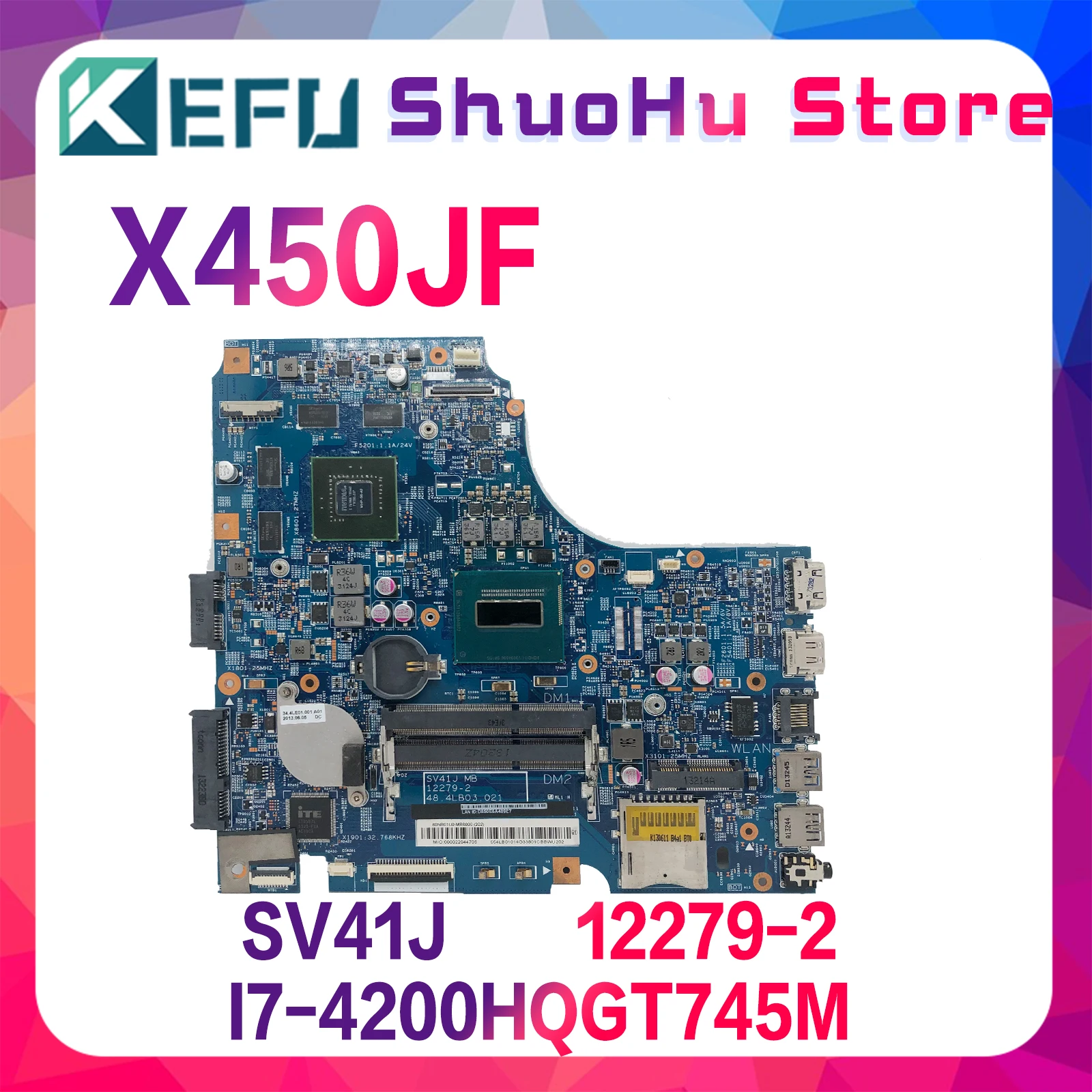 KEFU X450JF оригинальная женская модель F450 K450J F450J SV41JN A450J X450JN материнская плата для