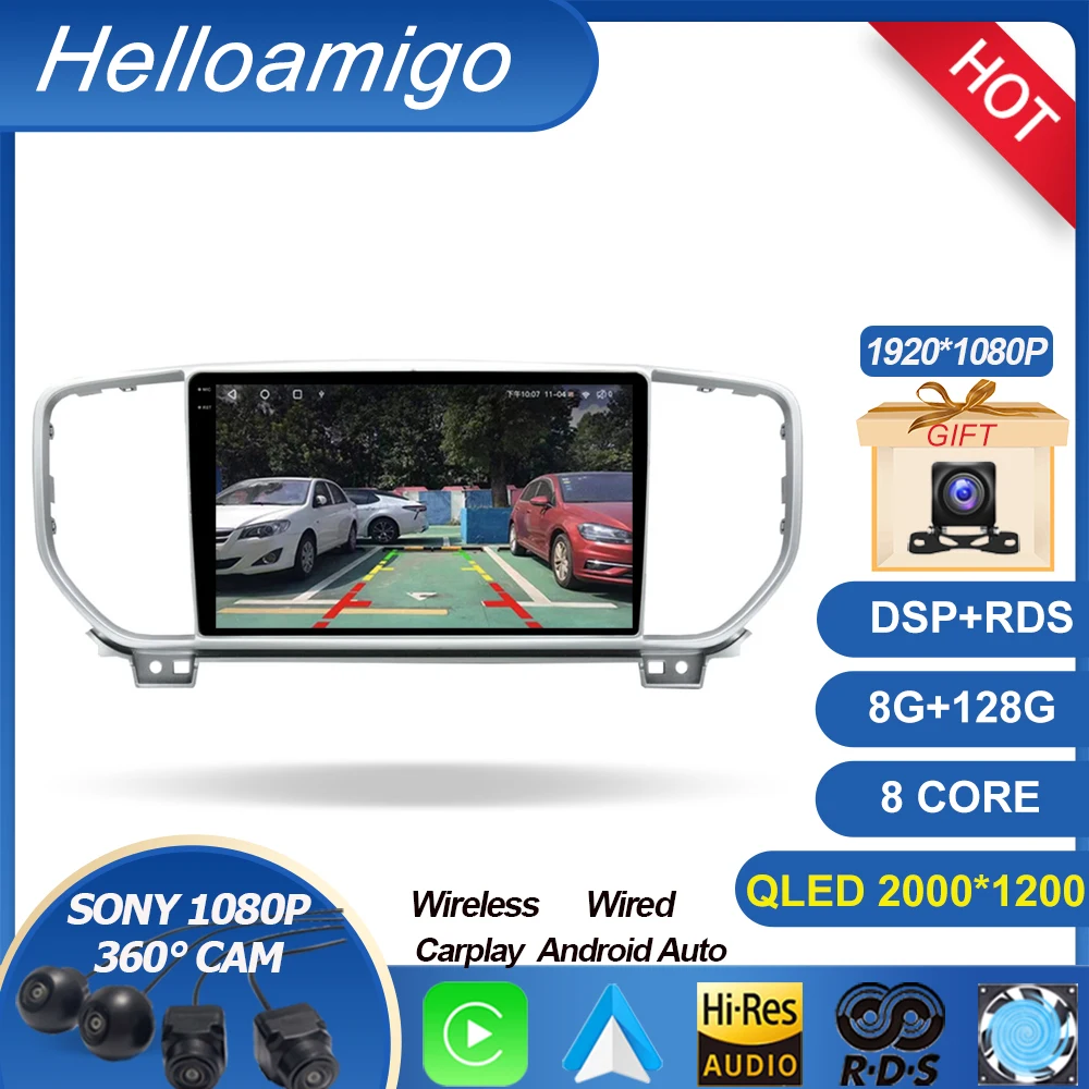 Android 12 Car Radio Multimedia Carplay For Kia Sportage 4 QL KX5 2018 2019 2020 2021 4G Wifi GPS DSP DVD 2 Din Autostereo
Android 12 Car Radio Multimedia Carplay For Kia Sportage 4 QL KX5 2018 2019 2020 2021 4G Wifi GPS DSP DVD 2 Din Autostereo