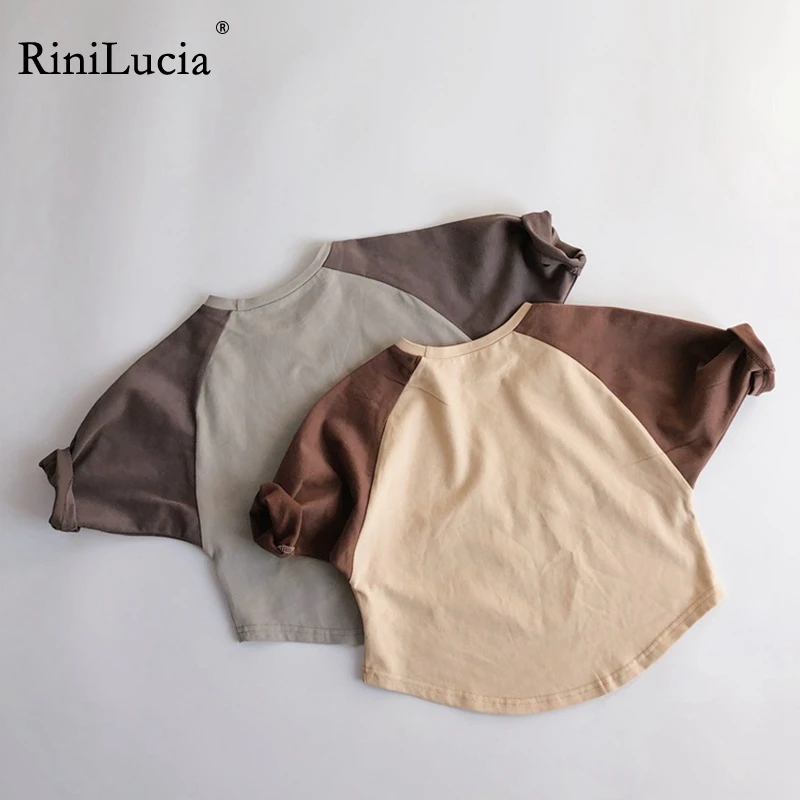RiniLucia Summer Kids T-shirt Fashion Solid Long Sleeve Patchwork Girls Tees Fashion Casual Girls Tops Korean Children Clothes
RiniLucia Summer Kids T-shirt Fashion Solid Long Sleeve Patchwork Girls Tees Fashion Casual Girls Tops Korean Children Clothes