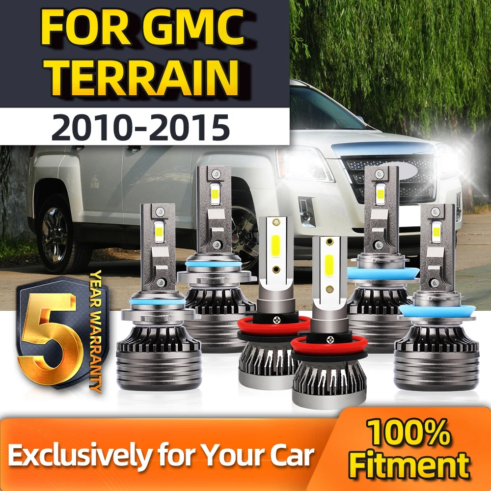 Crossfox 3Pair White Bulbs For GMC Terrain 110W Turbo Led 9005 H11 H11 High/Low Fog Lamp Year 2010 2011 2012 2013 2014 2015
Crossfox 3Pair White Bulbs For GMC Terrain 110W Turbo Led 9005 H11 H11 High/Low Fog Lamp Year 2010 2011 2012 2013 2014 2015