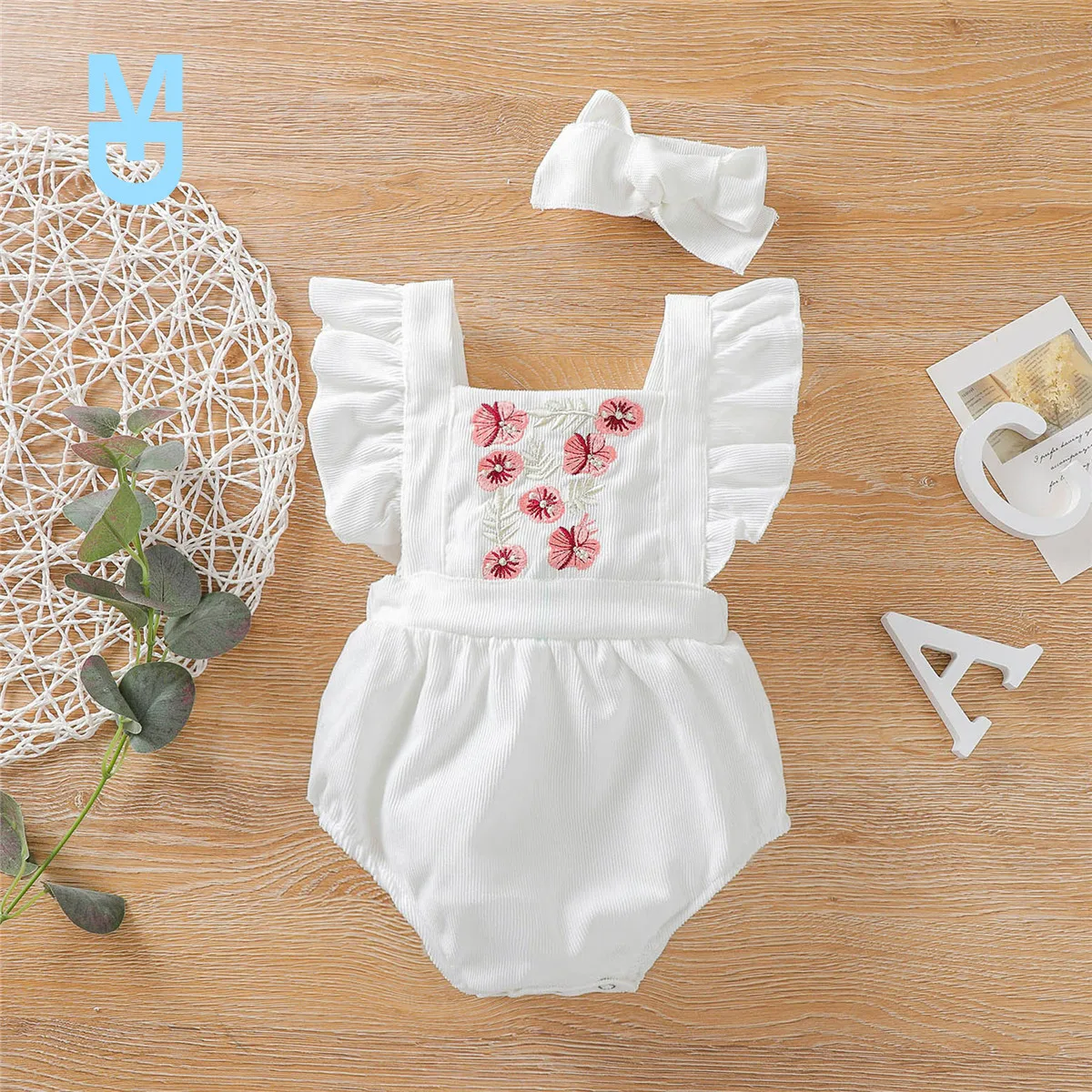 New Infant Newborn Baby Girl Embroidery Bodysuits Ribbed Corduroy Jumpsuits Sleeveless Ruffled Outfits
New Infant Newborn Baby Girl Embroidery Bodysuits Ribbed Corduroy Jumpsuits Sleeveless Ruffled Outfits
