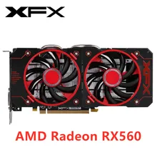 XFX RX 560 4GB Graphics Cards AMD GPU Radeon RX 560D 4GB Video Screen Cards Desktop Game Map Videocard Mining RX 570 580 590