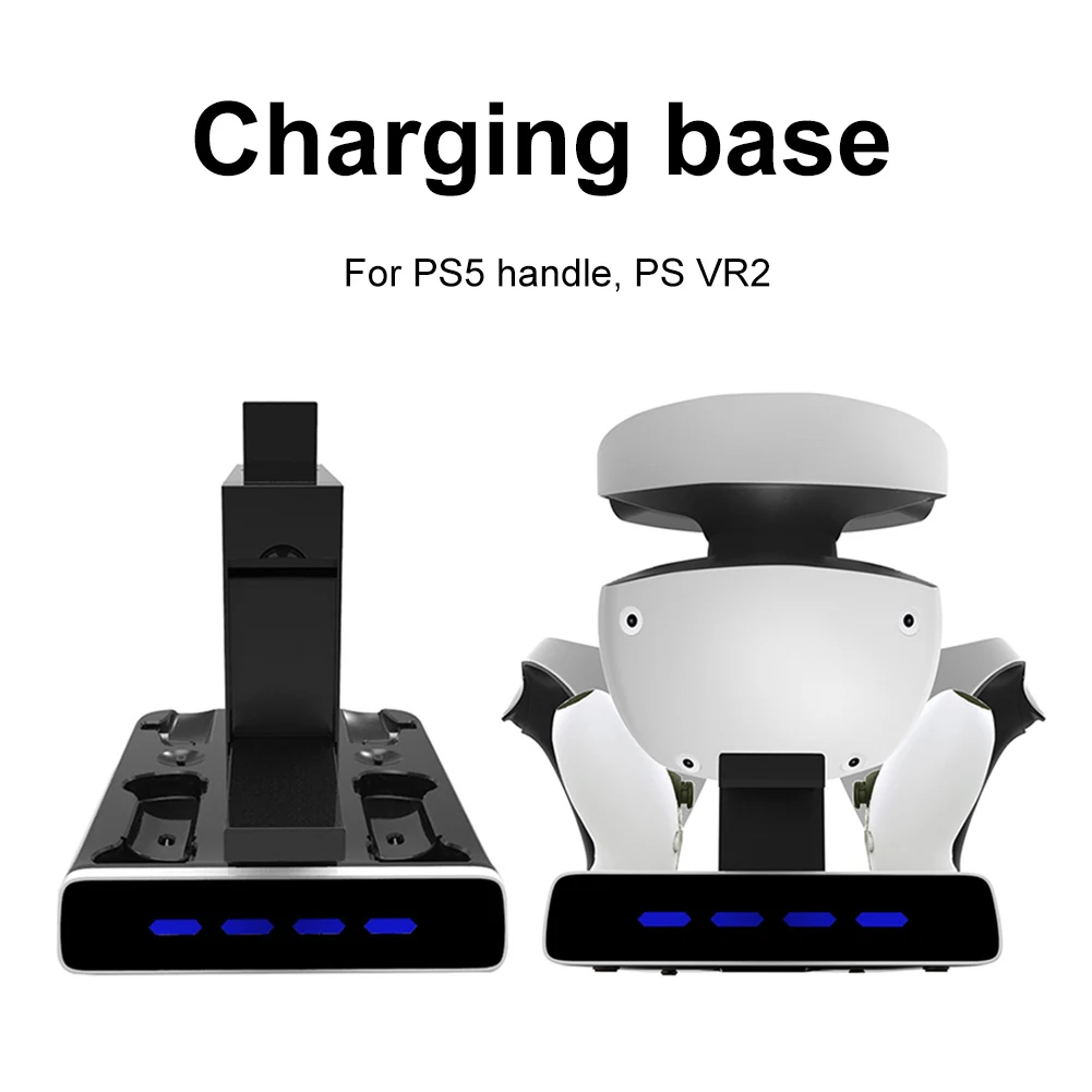 Game Controller Charger Station With Display Light Charging Dock Stand Storage Helmet Bracket Charging Station for PS5 PS VR2
Game Controller Charger Station With Display Light Charging Dock Stand Storage Helmet Bracket Charging Station for PS5 PS VR2